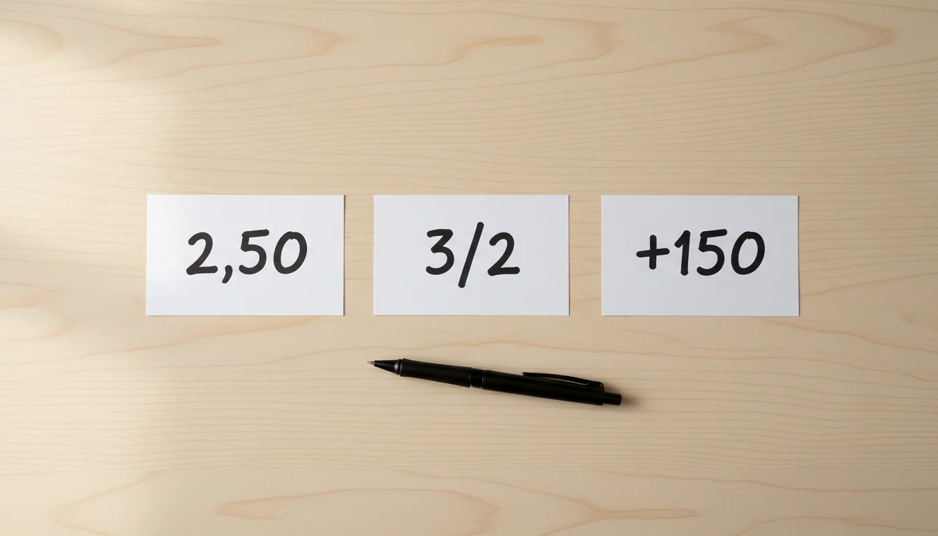 Odds formaten decimaal fractioneel amerikaans uitleg