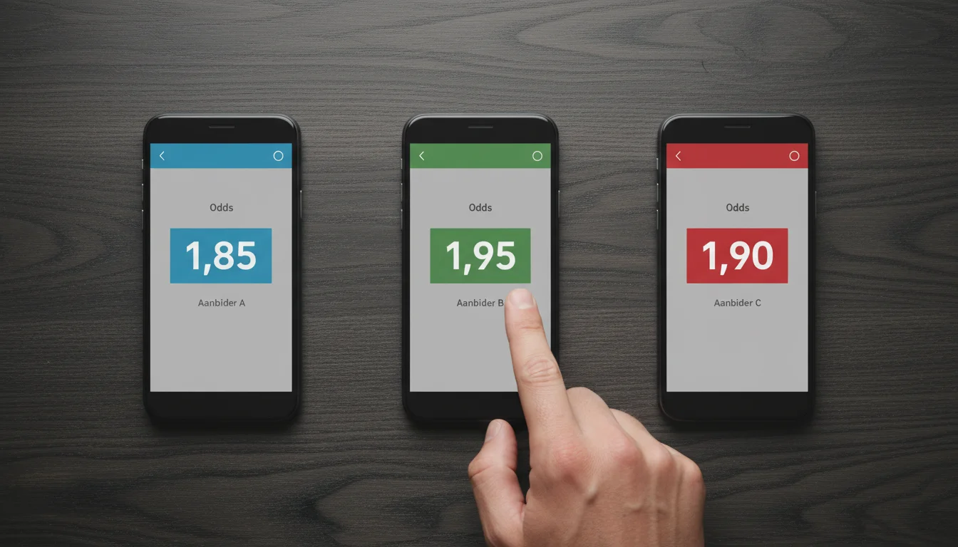 Odds vergelijken line shopping voetbal bookmakers