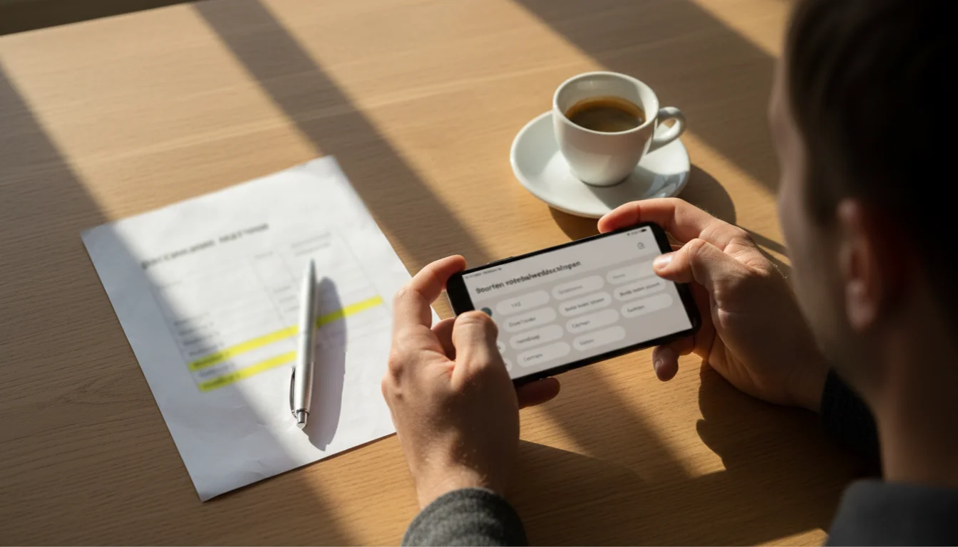 Overzicht van alle soorten voetbalweddenschappen op een wedformulier